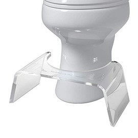 Squatty Potty Ghost Acrylic Toilet Stool, 7"