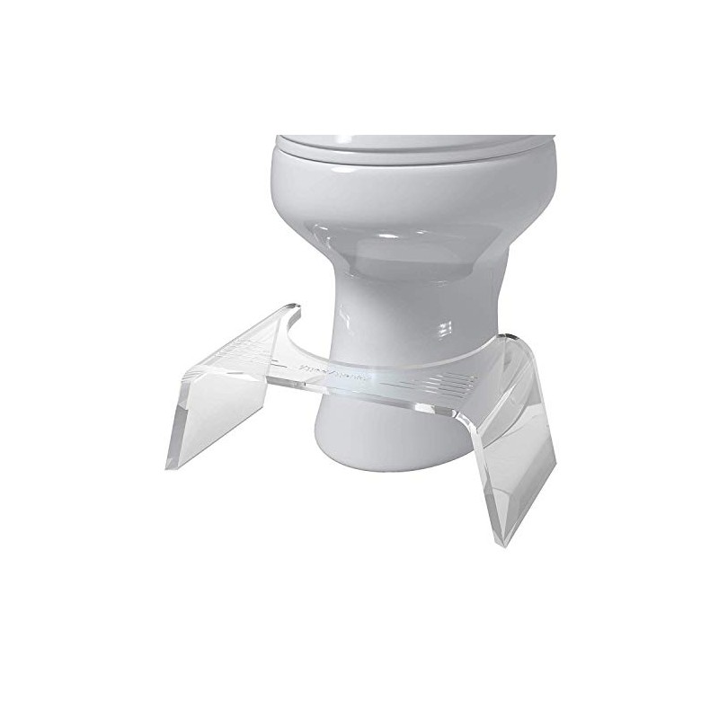 Squatty Potty Ghost Acrylic Toilet Stool, 7"