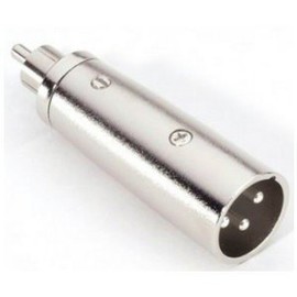 7867 XLR Male to RCA Male Adapter