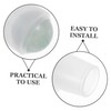 KOMBIUDA 10pcs Essential Oil Roller Bottles with Natural Jade Stone
