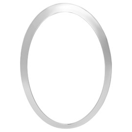 HECASA Front Left Headlight Bezel Compatible with 2014-2024 Mini Cooper S F55 F56 F57 Models Replacement for MC2506105 51137300631 Headlamp Door Trim Cover Plastic(ABS) Silvery - Driver Side