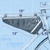 Triangle Bicycle Bag - Form Fitted Frame Mount Storage Solution