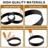 Egg Rings 3.5 Inch Pack of 4 with Silicone Handle