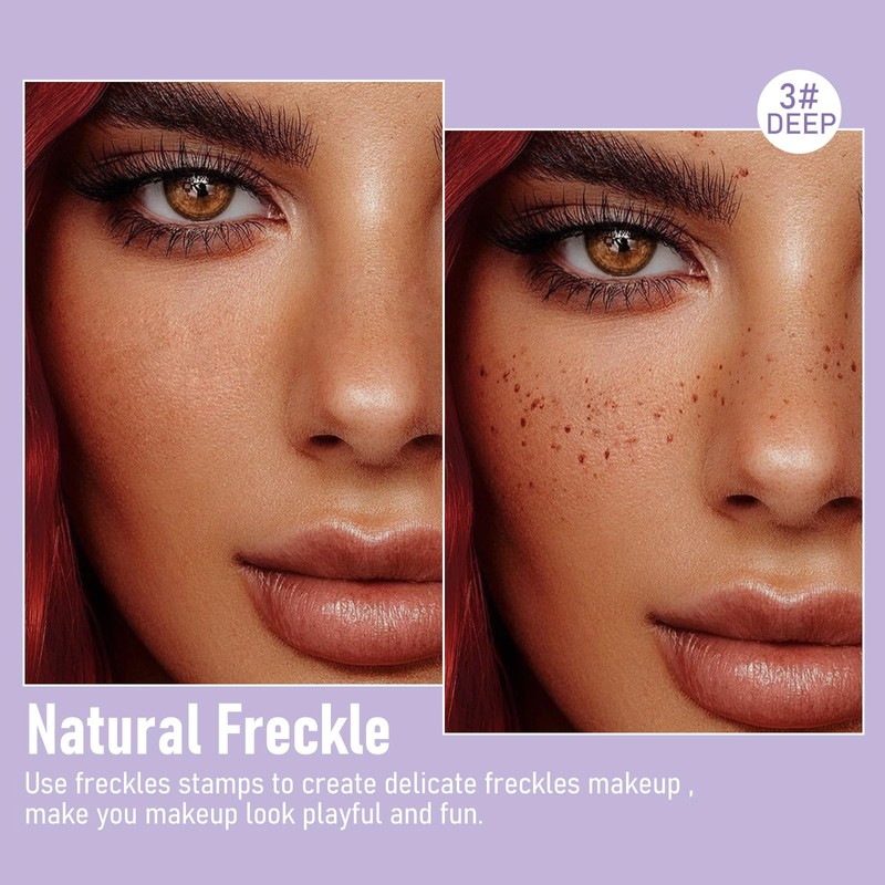 KYDA Freckle Stamp Pen, Liquid Freckle Makeup Pen, Waterproof, Sweat-Proof,