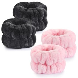 Toallas de muñeca para lavar la cara, dorbetar, muñequeras de microfibra para lavar la cara, pulseras de spa para lavar la cara, bandas de toalla...  