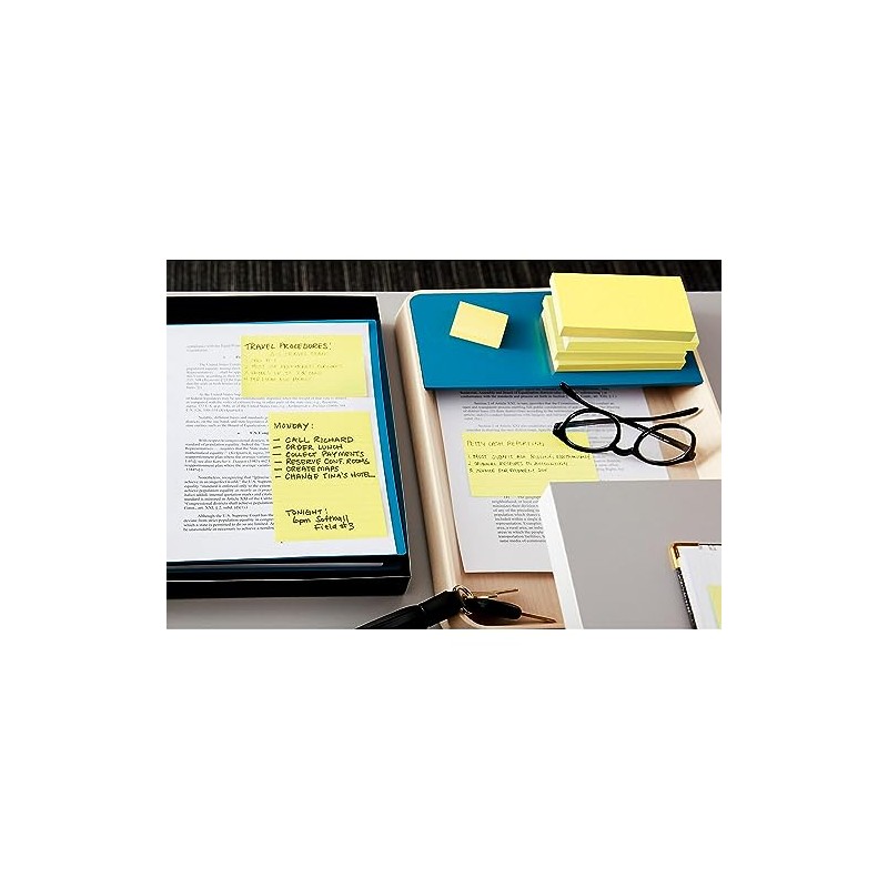 Post-it Super Sticky Notes, 5 x 20.3 cm, Marseille Collection,