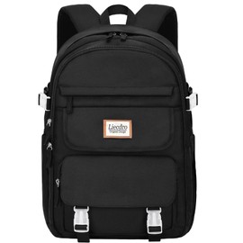 Girls backpacks, Cute backpack for school, 17.3 inch laptop backpack for women, College middle high school students book Bag, Water resistant bookbag for girls, mochilas escolares para niñas, Black