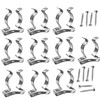 Pack of 10 Tool Spring Terry Clips 13mm Garage/Shed Storage