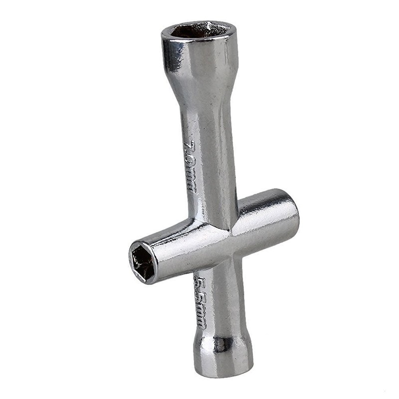 2pcs Hobbypark Aluminum Cross Wrenches Sleeve 4/5/5.5/7mm 8mm 10mm 12mm