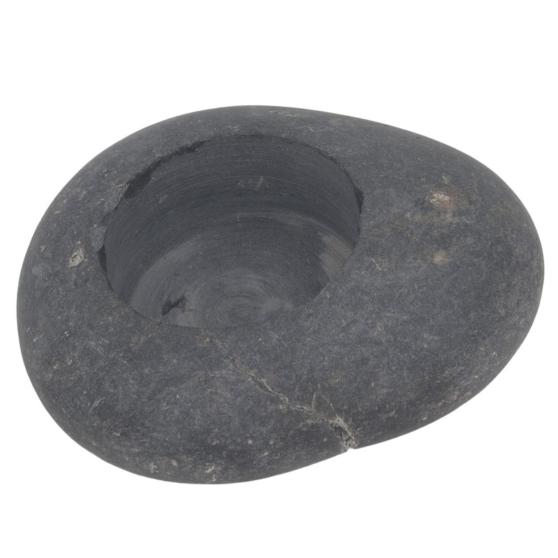 Pebble Candle Holder Handmade Decorative Stone Tealight Candle Holder for