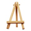 Small Mini Wooden Display Easel - Natural Wood Card Canvas