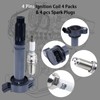 HENGCOOL Ignition Coils & Spark Plugs Set - 4 Packs