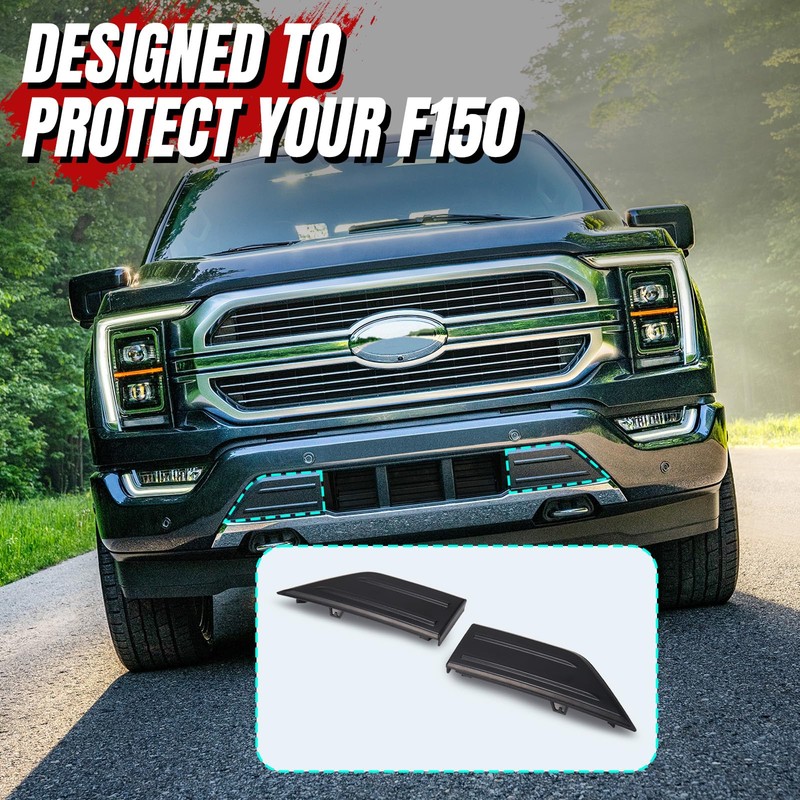 A & UTV PRO Front Bumper Guards Pads for Ford