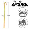 AMANKA Stahl-Hart 5 Square Tent Pegs 220 x 6 mm