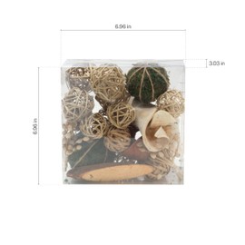 Mikasa Natural Dried Floral Bowl and Vase Filler, 6.4 Ounce