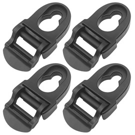 XYQMLY 4 Pcs Kayak Seat Clips Replacement, Kayak Seat Clips and Hooks Repair Parts, Kayak Seat Belt Clips, Kayak Straps Seat Clip with Straps, Kayak Seat Repair Clip, Kayak Accessories