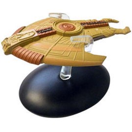 #33 Star Trek Cardassian Hideki Class Die-Cast Ship from Eaglemoss/UK wCollector Magazine