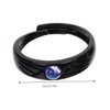 TEHAUX 3 Pairs Angel Pair Couples' Matching Jewelry Promise Rings