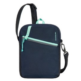 Travelon Unisex-Adult Anti-Theft Greenlander Small Crossbody, Galaxy Blue, 7.5" W x 10.5" H x 2.75" D