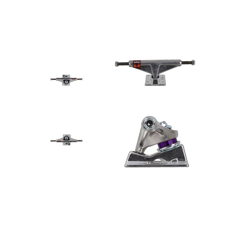 Venture All Polished V-Hollow Skateboard Trucks HI - Set of