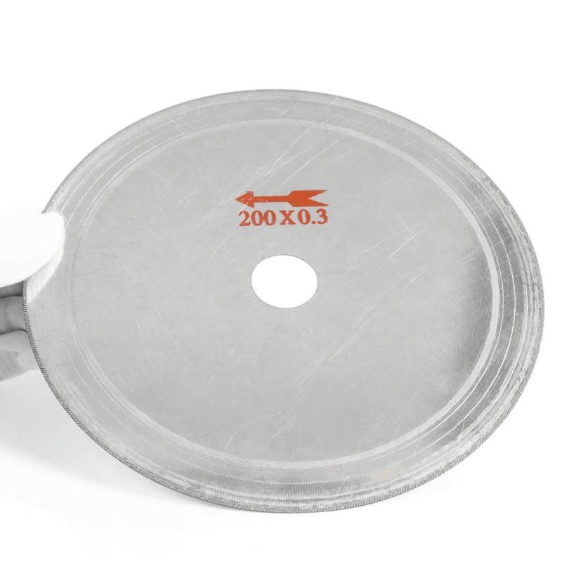 8" inch Diamond Lapidary Saws Blade Thin Rim .022" Trim
