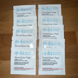 M-61 POWERFUL SKINCARE POWERGLOW PEEL EXFOLIATING FACIAL PEEL (10 TREATMENTS)