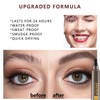 Tattoo Eyebrow Pen, Microblading Fork Tip Brow Pencil, Waterproof, Smudge-Proof,