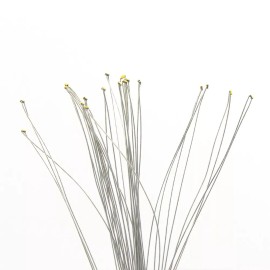 Unbranded 20pcs Pre-wired Micro PTFE Wire Warm White SMD LED 0402 Lights Free Resistors