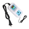 Temperature Controller Digital Dual Display Electronic Control Socket 10A WT‑1009