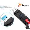 Reagle USB-A WiFi 6 Adapter AX1800 Mbps, Dual Band 2.4GHz/5GHz,