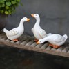 LALOCAPEYO 4 Pcs Duck Ornaments Simulation Absorbent Duck Ornaments Resin