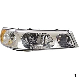 Aftermarket Fits 98-02 Town Car Right Passenger Headlamp Assembly