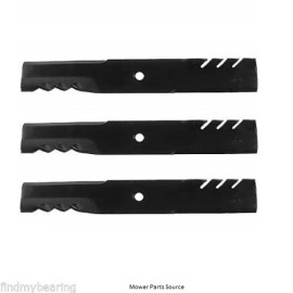 Rotary Hustler Mower Mulch Blades - 60'' - Super Z & X-One  -Side Discharge