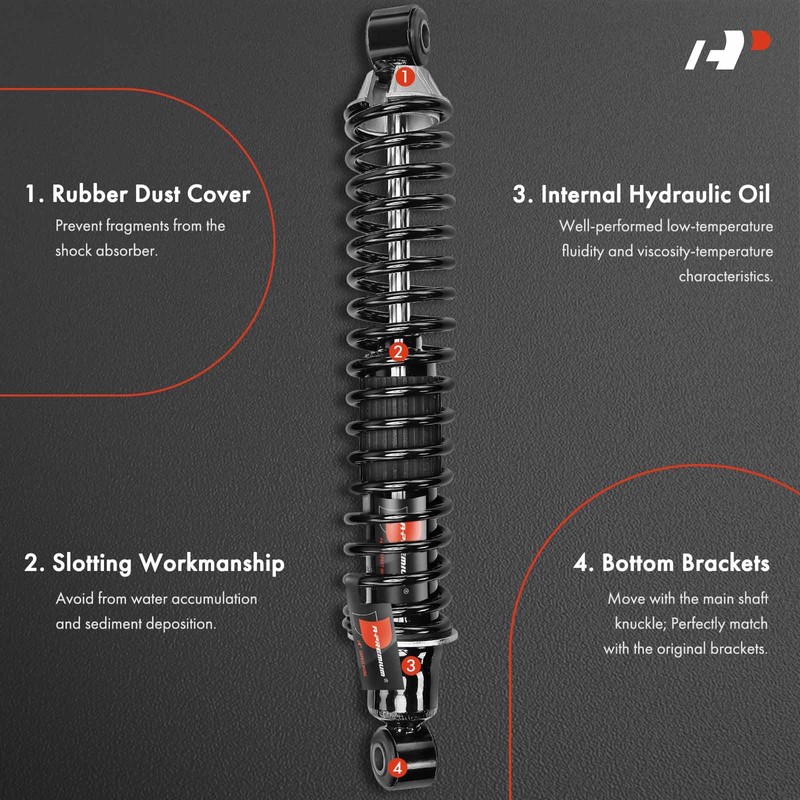 A-Premium Rear Load Adjusting Shock Absorber with Coil Spring Compatible