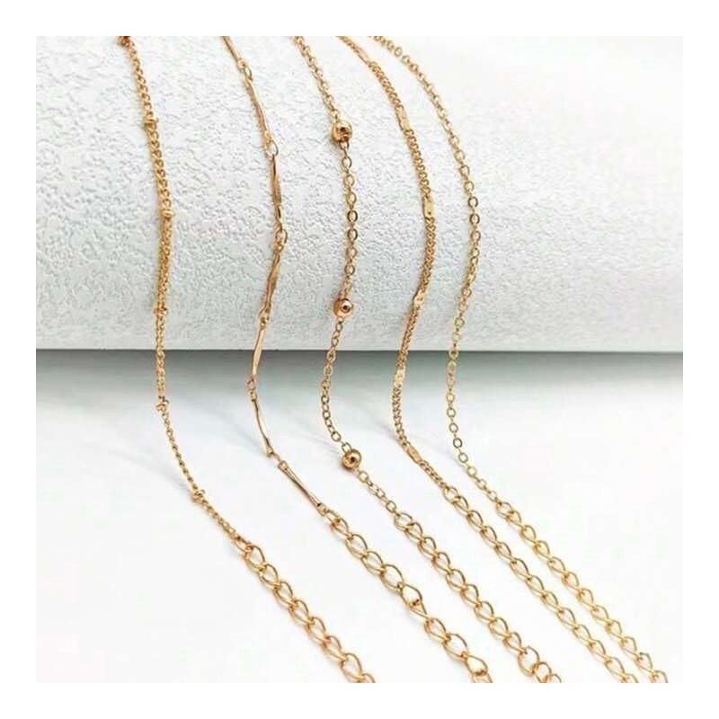 KummerSaprk Anklet Bracelets for Women Dainty Sliver Gold Layer Anklets