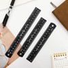 2PCS 6 Inch & 1PCS 8 Inch Aluminum Straightedge Ruler