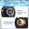RV City Water Inlet with Check Valve, Anti-Backflow 3/4" NH