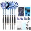 CareGames Steel Tip Darts Set Professional 24g with Carrying case,Aluminium