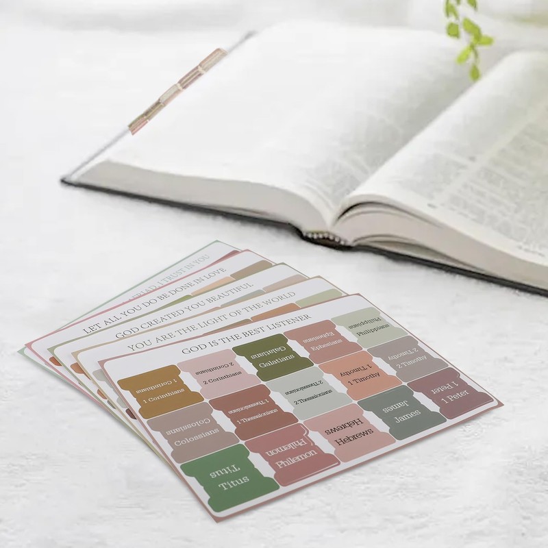 Bible Tabs,75 tabs Bible Index Tabs,Laminated Bible Tabs,Bible Divider Tabs,