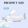 6PCS Teeth Whitening Trays Reusable Teeth Whitening Gum Shield Plasticity