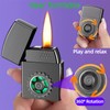 NINSI Smart Butane Torch Lighter, Vintage Soft Flame Lighter, Refillable