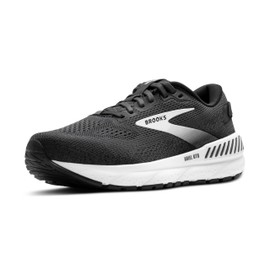 Brooks Women’s Ariel GTS 24 Supportive Running & Walking Shoe - Ebony/Black/White - 9.5 Medium