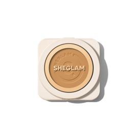 SHEGLAM SKin-Focus Full Coverage Powder Foundation Oil-Control Lightweight Face Pressed Powder Makeup-Wheat
