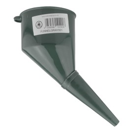 Garage fuel funnel with filter for oil,water petrol,diesel & ad-blue in GRAY
