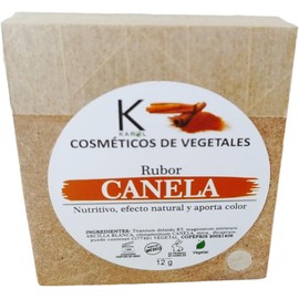 Rubor Natural de Canela, Colorete en Polvo Orgánico, Maquillaje Vegetal con Antioxidantes