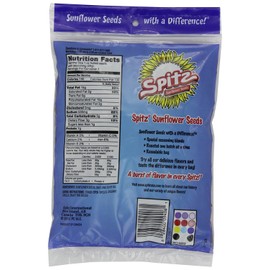 Spitz Sunflower Seeds Variety Bundle, 6 oz (Pack of 5) includes 1 Bag Each of Salted, Cracked Pepper, Smoky BBQ, Dill Pickle and Chili Lime (30oz total)