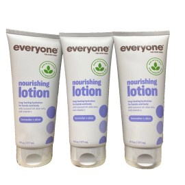 Everyone 3 -EVERYONE LOTION Lavender+Aloe  3 IN 1 HANDS FACE BODY WITH PURE COCONUT OIL