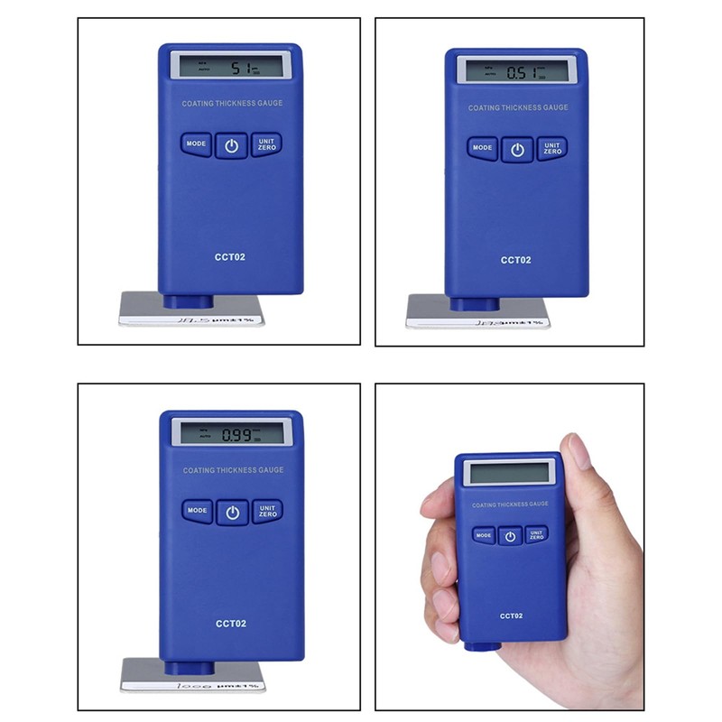 Coating Thickness Gauge, Digital Paint Thickness Measureing Tool Handheld Eddy