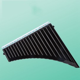 18 Pipes Pan Flute C Key Panpipes Pan Pipes with Mouthpiece Wind Instrument for Students Beginners with Carrying Bag