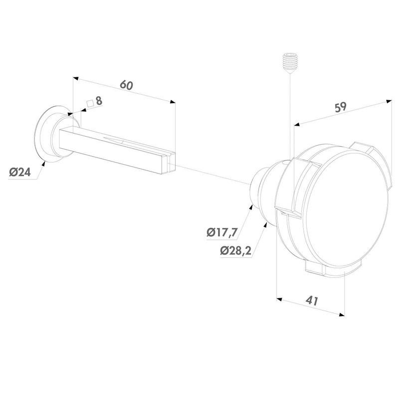 LOCINOX KIDLOC-2 SECURITY BUTTON HALF PRESSURE PAIR